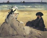 At the Beach (mk40), Edouard Manet